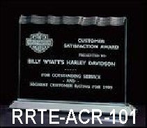acrylic award - rrte-acr-101 small view