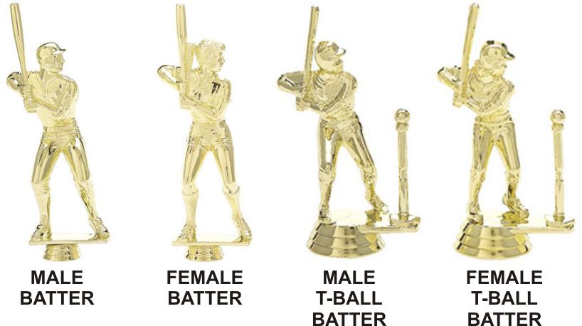 figures for baseball tophies
