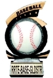 baseball gold star trophy