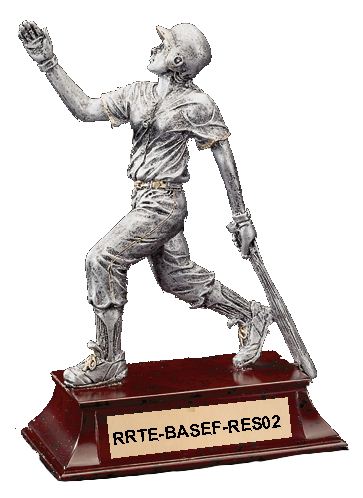 softball trophy - female resin, large image