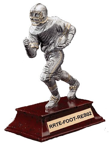 football trophy - male elite resin, large image