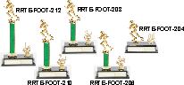 football trophies with placement trim