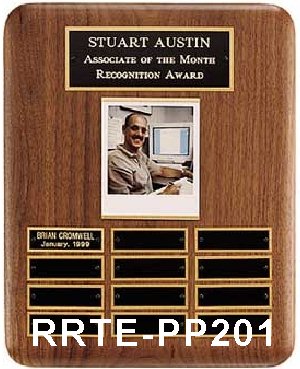 perpetual plaque with photograph holder - rrte-pp201 large image