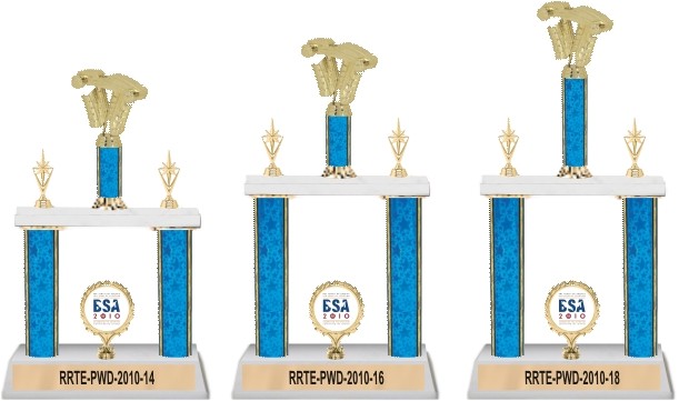 Pinewood Derby trophies