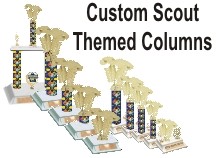 Pinewood Derby trophies