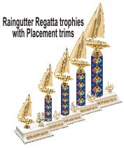 Raingutter Regatta Trophies with trim