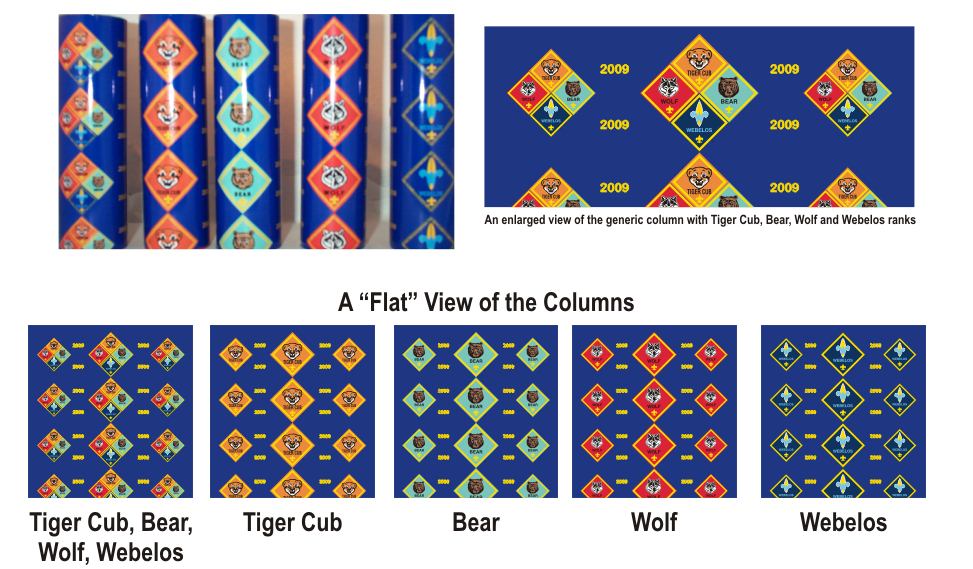 Scout Themed columns
