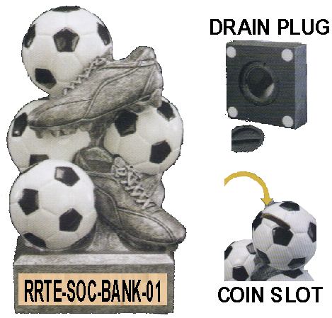 soccer trophy - sports bank, large image
