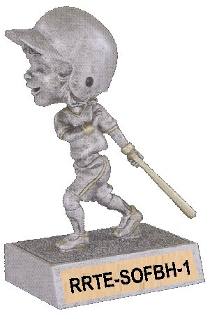 softball trophy - bobblehead, large image