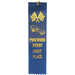 1st Place Pinewood Derby ribbon