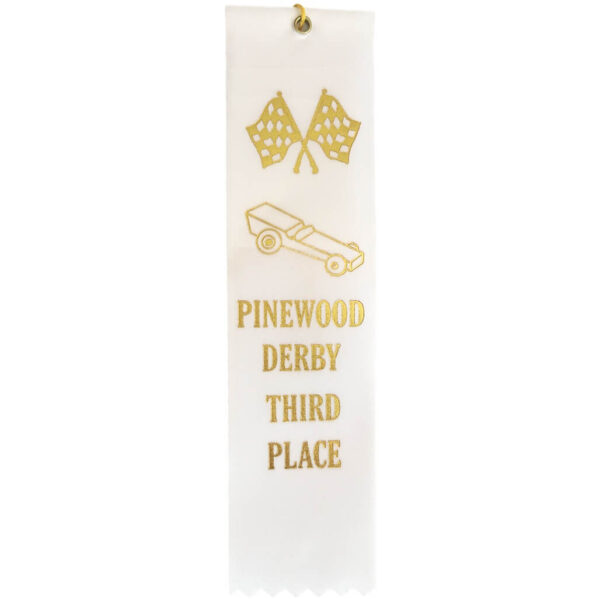 3rd Place Pinewood Derby ribbon