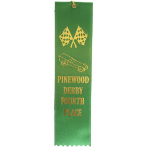 4th Place Pinewood Derby ribbon