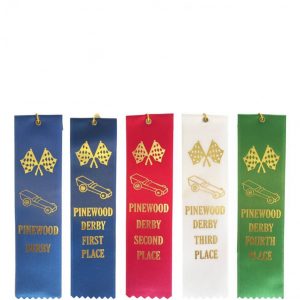 Pinewood Derby ribbons