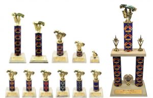 Pinewood Derby trophies